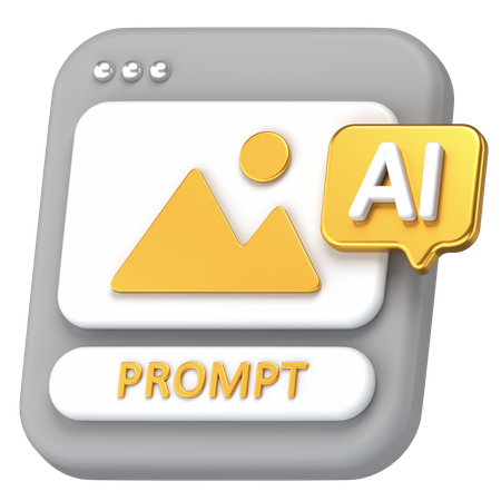 Ai Image  3D Icon