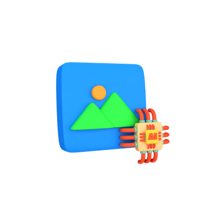 Ai Image  3D Icon