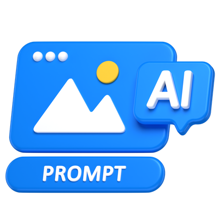Ai Image  3D Icon