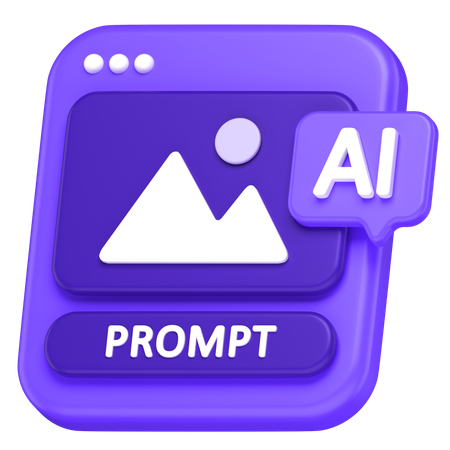 Ai Image  3D Icon