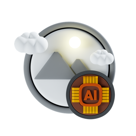 Ai Image  3D Icon