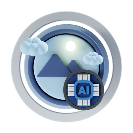 Ai Image  3D Icon
