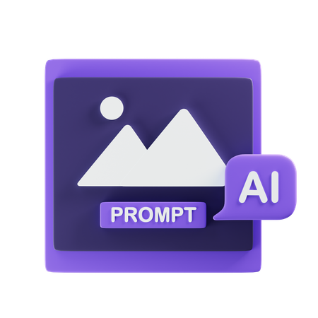 Ai Image  3D Icon