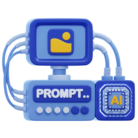 Ai Image  3D Icon