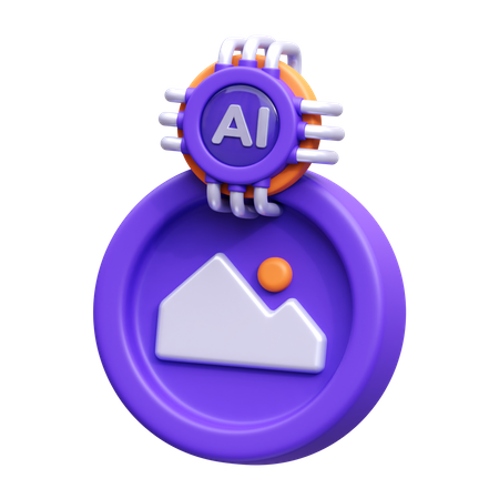 Ai Image  3D Icon