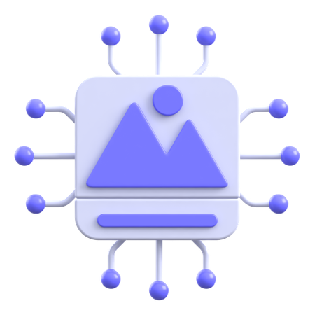 Ai Image Processor  3D Icon