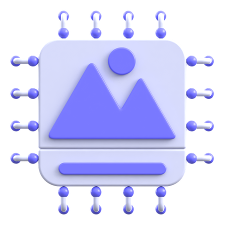 Ai Image Processor  3D Icon