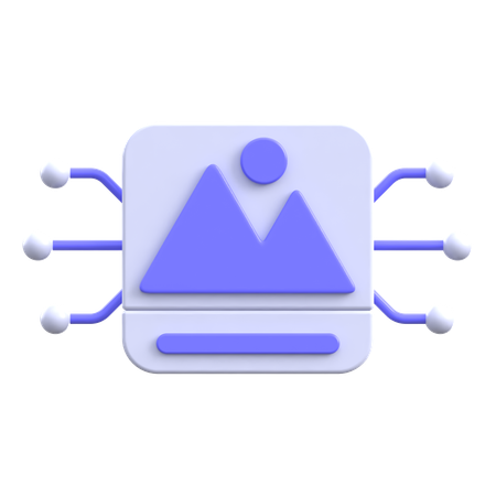 Ai Image Processor  3D Icon