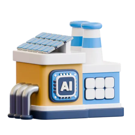 AI 산업  3D Icon
