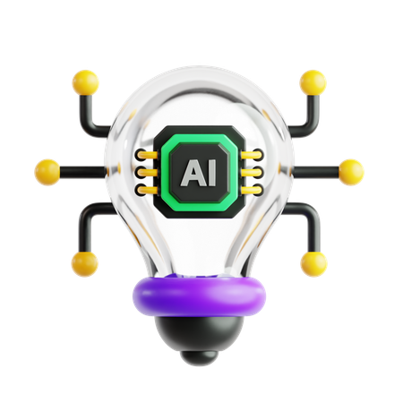 Innovación de IA  3D Icon