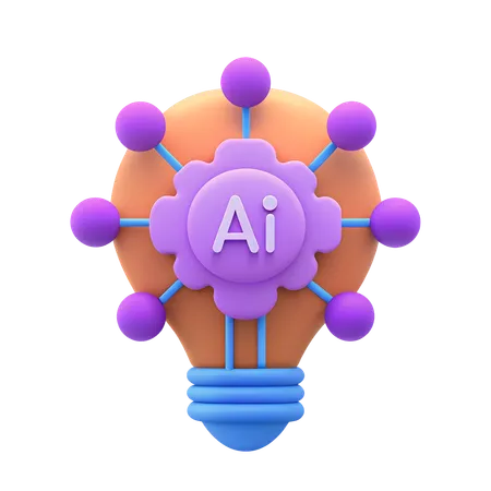 Innovation IA  3D Icon