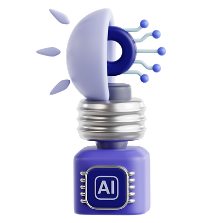 Innovation IA  3D Icon