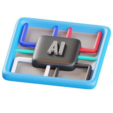 Ai Installation  3D Icon