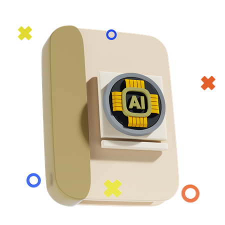 Ai Instruction  3D Icon