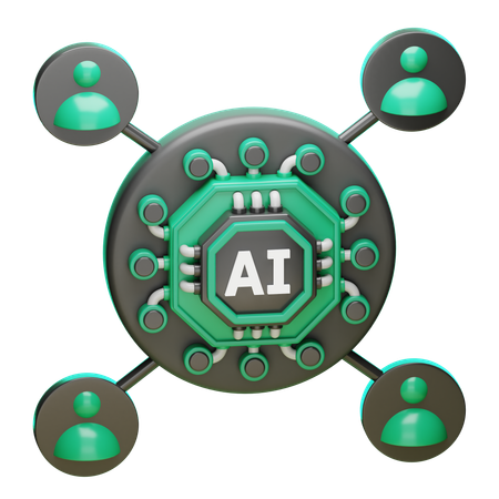 Ai Interaction  3D Icon