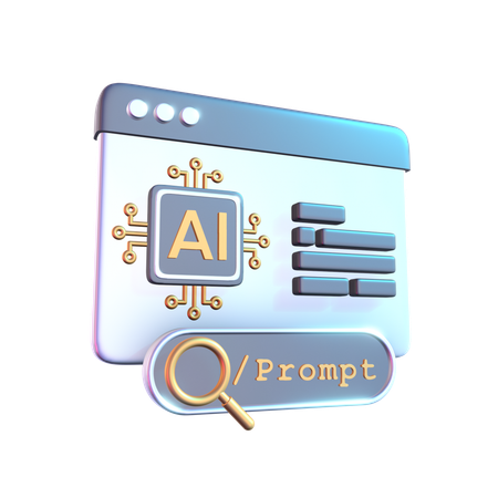 Ai prompt  3D Icon