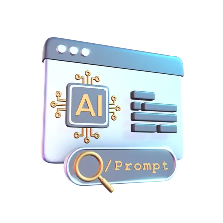 Ai prompt  3D Icon