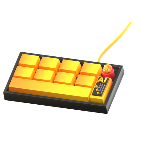 Ai Keyboard  3D Icon