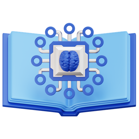 AI Learning  3D Icon