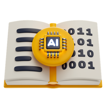 Ai Learning  3D Icon