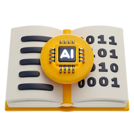 Ai Learning  3D Icon