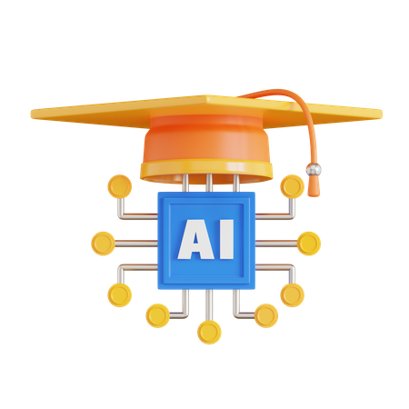 Ai Learning  3D Icon