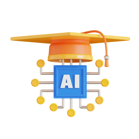 Ai Learning  3D Icon