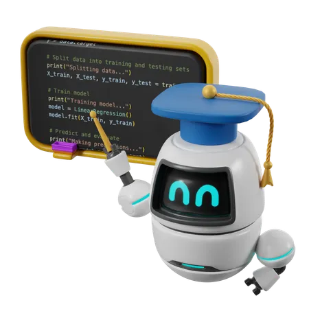Ai Learning  3D Icon