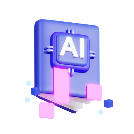 Ai Learning  3D Icon