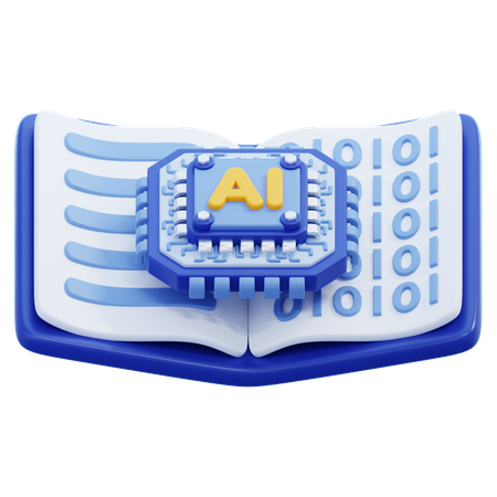 Ai Learning  3D Icon
