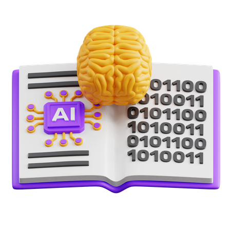 Ai Learning  3D Icon