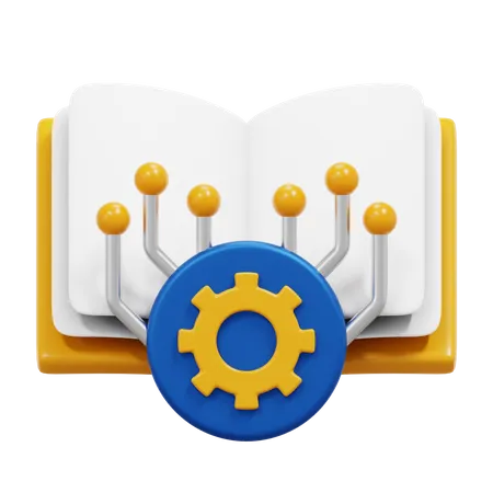 AI LEARNING  3D Icon