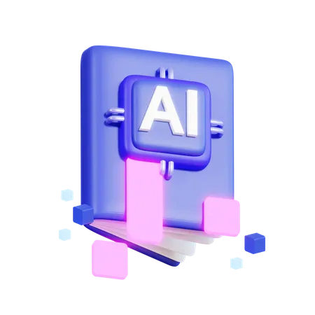 Ai Learning  3D Icon