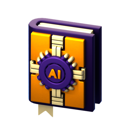 Ai libro  3D Icon