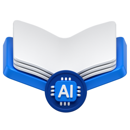 Ai libro  3D Icon