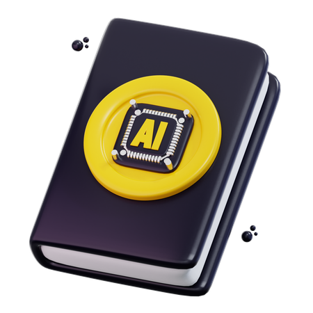 Ai libro  3D Icon