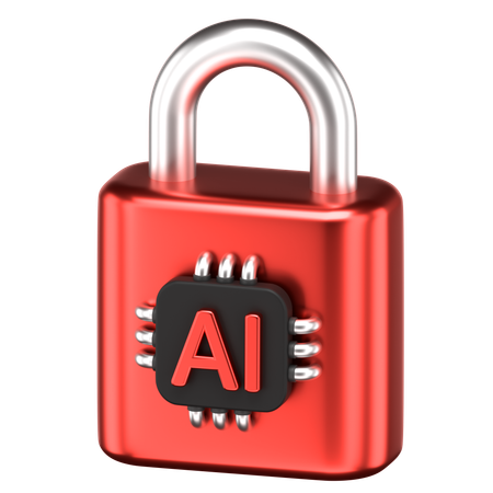 Ai Lock  3D Icon
