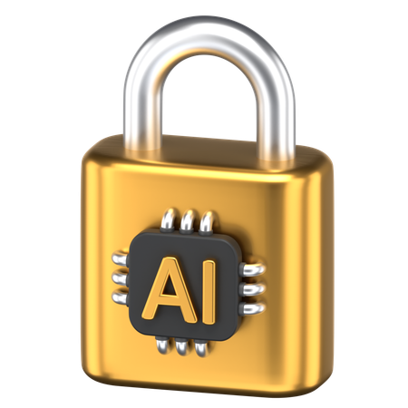 Ai Lock  3D Icon