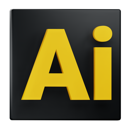 Logotipo de IA  3D Icon