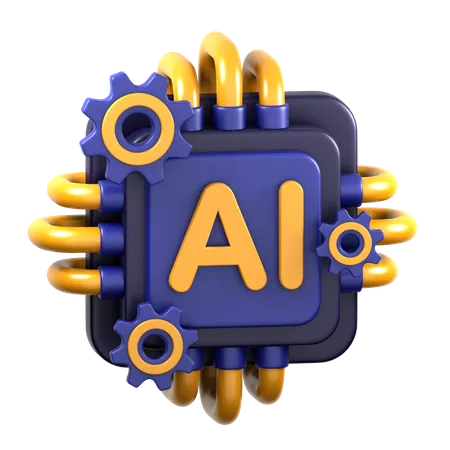 Ai Machine  3D Icon