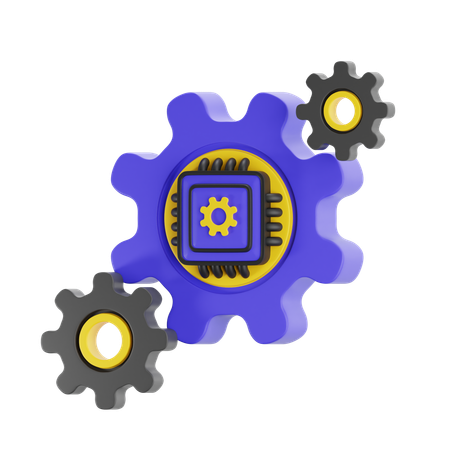 Ai Machine  3D Icon