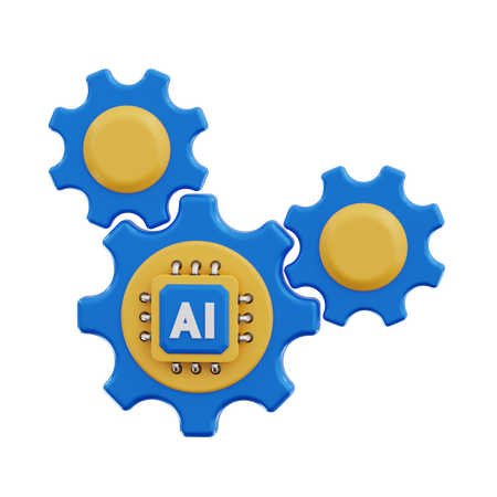 Ai Machine  3D Icon