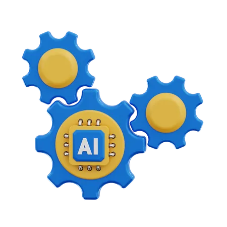 Ai Machine  3D Icon