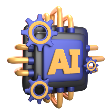 Ai Machine  3D Icon