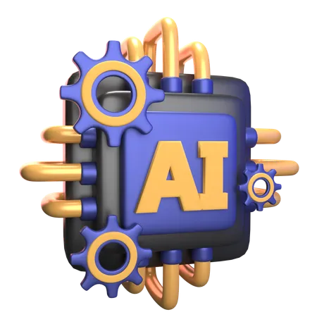 Ai Machine  3D Icon