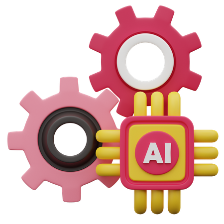 Ai Machine  3D Icon