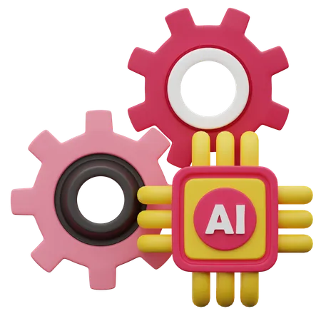 Ai Machine  3D Icon