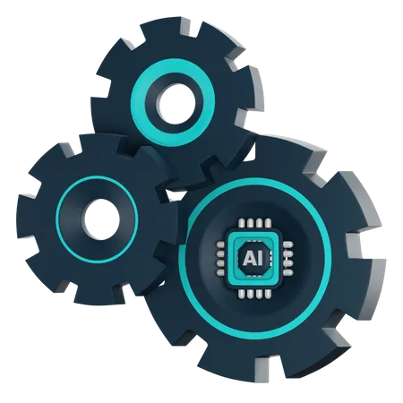 Ai Machine  3D Icon