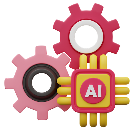 Ai Machine  3D Icon