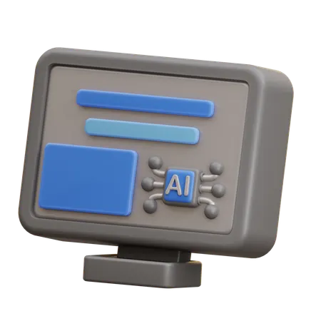 Ai Machine Learning  3D Icon